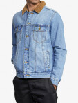 RVCA DAGGERS DENIM SHERPA vintage indigo jarní bunda pánská