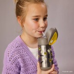 B.box Termoska na pití s brčkem 350 ml - Batman
