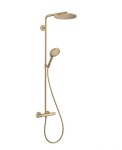 HANSGROHE - Raindance S Sprchový set s termostatem, průměr 24 cm, 3 proudy, EcoSmart, kartáčovaný bronz 28823140