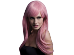 Smiffys.com Paruka - Sienna - růžová