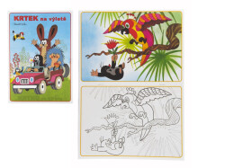 Krtek na výletě - omalovánky A5 - Zdeněk Miler