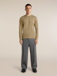 Pánské merino triko dlouhý rukáv ICEBREAKER Mens 300 15,5 MerinoFine LS Tee, Cumin velikost: M