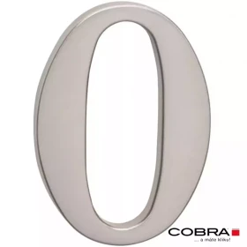 Cislo 3D nikl matny 0 - 5 cm