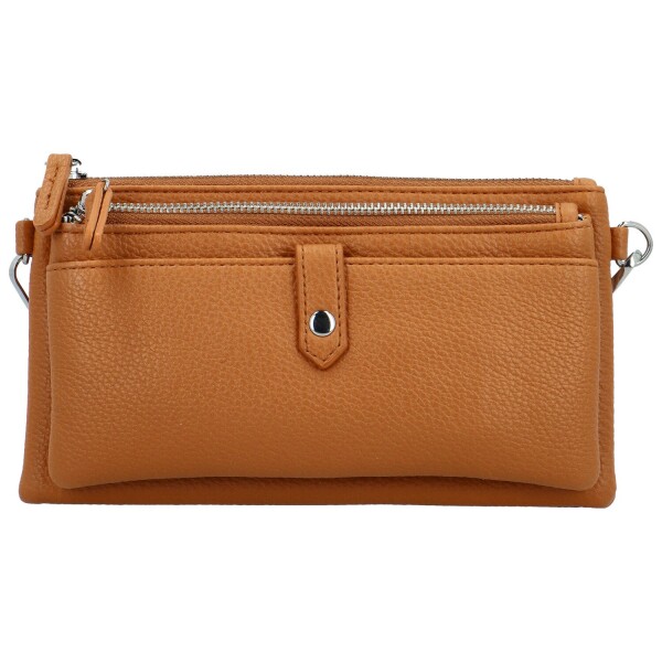 Stylová malá crossbody kabelka Perlla new, hnědá