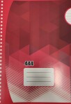 Corwell Corwell, 10558, školní sešit 444, linkovaný, 40 listů, A4, 1 ks Motiv: Číslo 1