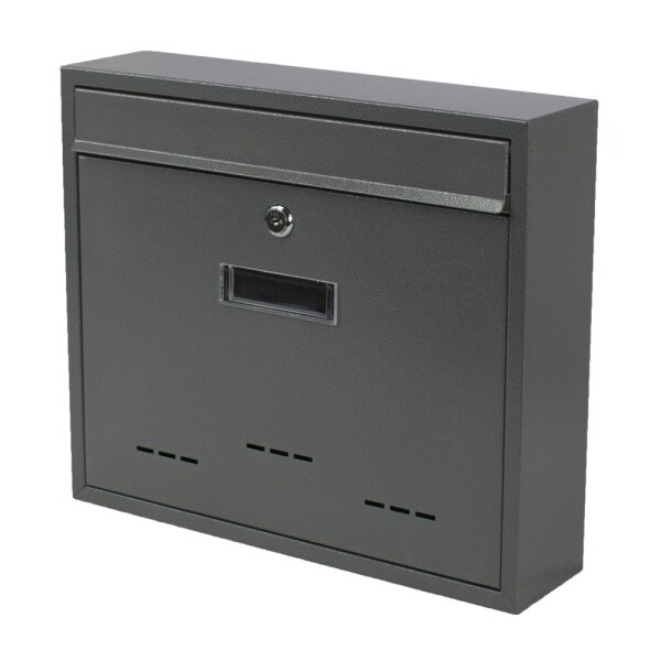 Poštovní schránka šedá struktura, 360x90x310mm, RADIM V.