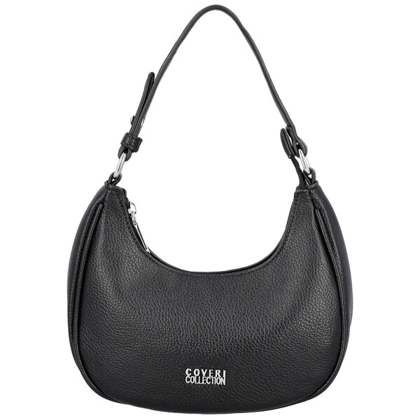 Trendy dámská koženková kabelka na rameno Tricia, černá