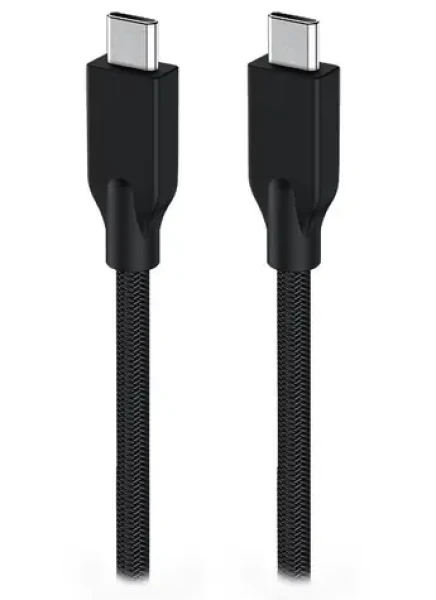 GENIUS ACC-C2CC-3A Kabel USB-C (M) - USB-C (M) 1.5 m černá / opletený / 60W (32590006401)