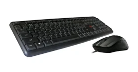 C-TECH KBM-102 Combo černá / Set klávesnice + myš / CZ + SK layout / USB / 1200DPI (8595729900981)