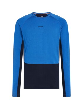 ICEBREAKER Mens Merino 260 ZoneKnit LS Crewe, Midnight Navy/Lazurite/Cb (vzorek) velikost: M