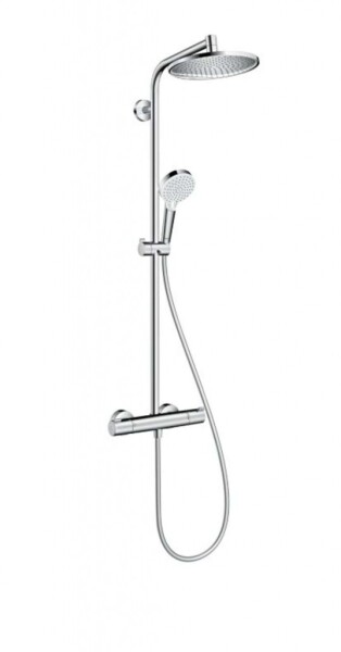 HANSGROHE - Crometta Sprchový set S 240 Showerpipe s termostatem, EcoSmart 9 l/min, chrom 27268000