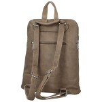 Trendy dámský koženkový kabelko-batoh Coveri Gitta, taupe