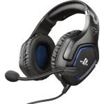 TRUST GXT 488 Forze PS4 / sluchátka pro PS4 / mikrofon / 50mm měniče / ovládání hlasitosti / 3.5 mm jack / černo-modrá (23530-TR)