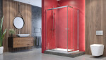 Aquatek MASTER R14 Chrom Sprchová zástěna obdélníková 100x80cm