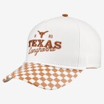 Gameday Social Dámská kšiltovka Texas Longhorns NCAA Albon Check 5-Panel Rope Adjustable