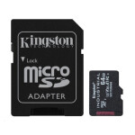 Kingston MicroSDXC karta 64GB microSDXC Industrial C10 A1 pSLC Card + SD Adapter EDF_443636