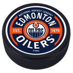 Mustang Puk Edmonton Oilers NHL Gear Textured Puck
