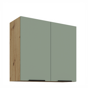 Horní skříňka Aria 80 G-72 2F Barva korpusu: Dub artisan, Barva dvířek: SA - Aquamarine AFM