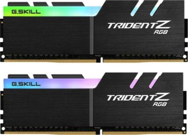 G.Skill Trident Z RGB 32GB (2x16GB) 4000 MHz černá / DDR4 / CL16-16-16-36 / 1.4V / XMP 2.0 / LED podsvícení (F4-4000C16D-32GTZRA)