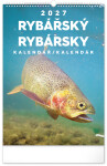 Kalendář 2027 nástěnný: Rybářský - Rybársky CZ/SK, 33 x 46 cm