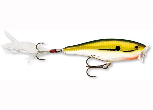 Rapala Wobler Skitter Pop Top Water Fresh Gold Chrome - 5cm 7g,Rapala Wobler Skitter Pop Top Water Fresh Gold Chrome - 5cm 7g