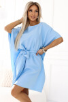 Dámské šaty 287-36 SOFIA - NUMOCO světle modrá 2XL/3XL