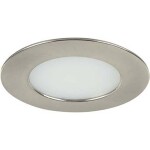 Paulmann 92907 Whirl LED vestavné svítidlo, LED, pevně vestavěné LED, 4.9 W, hliník (kartáčovaný), saténová, sada 3 ks