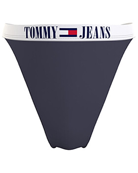 Dámské kalhotky Jeans UW0UW04087 C87 modré - Tommy Hilfiger M
