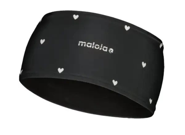 Maloja StrichkogelM. čelenka Deep Black Hearts vel. Uni