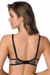 Dámská podprsenka Frances 3804/11/1 Béžová s černou - MAT béžová s černou 65B