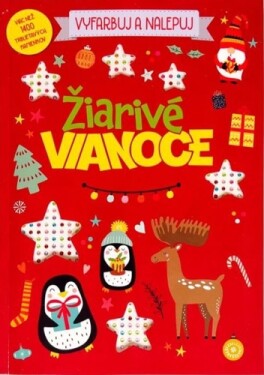 Vyfarbuj a nalepuj Žiarivé Vianoce