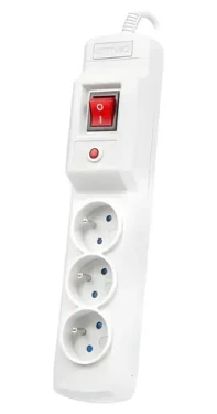 Armac Multi M3 šedá / Přepěťová ochrana / 3 zásuvky / 1,5 m kabel / 2500 W (M3/15/SZ)
