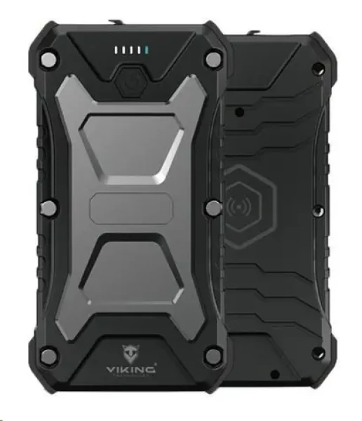 Viking SKADI1 10000mAh černá / Power banka / bezdrátové nabíjení / USB-C / USB-A (SKADI1)