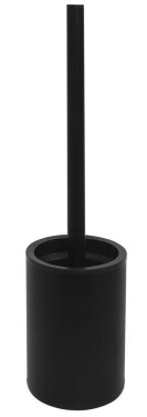 SAPHO - X-ROUND BLACK WC štětka na postavení, černá mat XR306B