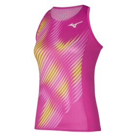 Běžecké tílko Mizuno Printed Tank 62GAA20260 Velikost textilu: M