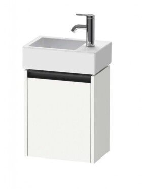 DURAVIT - Ketho.2 Umyvadlová skříňka 44x36x24 cm, 1 dvířka, panty vlevo, matná bílá K25071L18180000