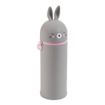 Miquelrius B2F - penál se zipem Little Pets, králík, šedý