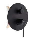 REA - Podomítková sprchová sada Foss Clif Black + BOX REA-P5968