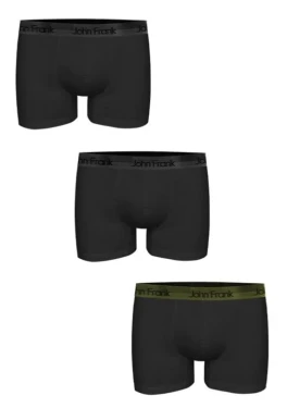 Pánské boxerky John Frank JF3BPB03 3PACK