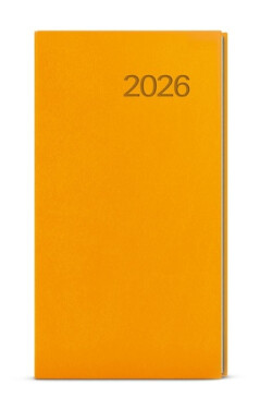 Týdenní diář 2026 Jakub Vivella kapesní okrová