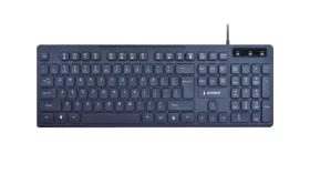 Gembird KB-MCH-04 černá / multimediální drátová klávesnice / USB-A / US layout (KB-MCH-04)