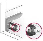 Italiana Ferramenta příchyt soklu pro šatní skříně :: příchyt