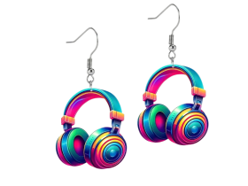 Dovoz Náušnice 80. - léta sluchátka