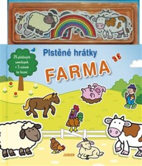 Plstěné hrátky Farma + 28 plstěných samolepek a 5 scén ke hraní