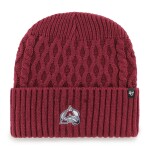 47 Brand Pánská Zimní Čepice Colorado Avalanche Drumcliffe '47 CUFF KNIT Cardinal