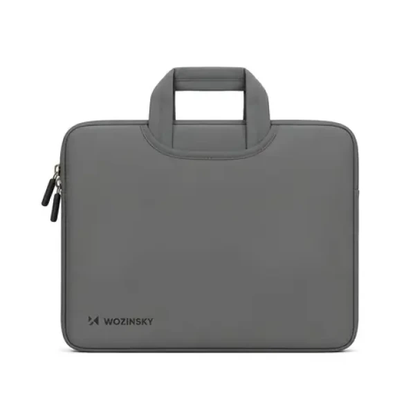 Wozinsky WNT-13G šedá / Pouzdro pro notebook 13-14" / neoprenové / výsuvná rukojeť