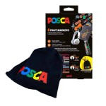 POSCA sada akrylových popisovačů II 8 ks mix barev, bavlněný pytlík