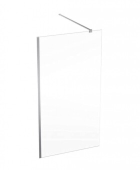 GEBERIT - GEO Sprchová stěna Walk-In, 110x200 cm, stříbrná/čiré sklo 560.149.00.2