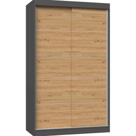 Skříň Iga 120 antracit/artisan C