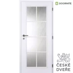 Interiérové dveře Elida Sklo Bílé 90P